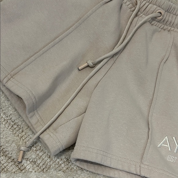 AYBL Women's Athletic Shorts in Beige - Picture 2 of 6